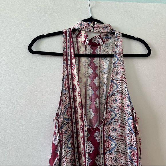 Free people mystic wonder Bohemian slip swing Dress with Pattern open back - Picture 3 of 8